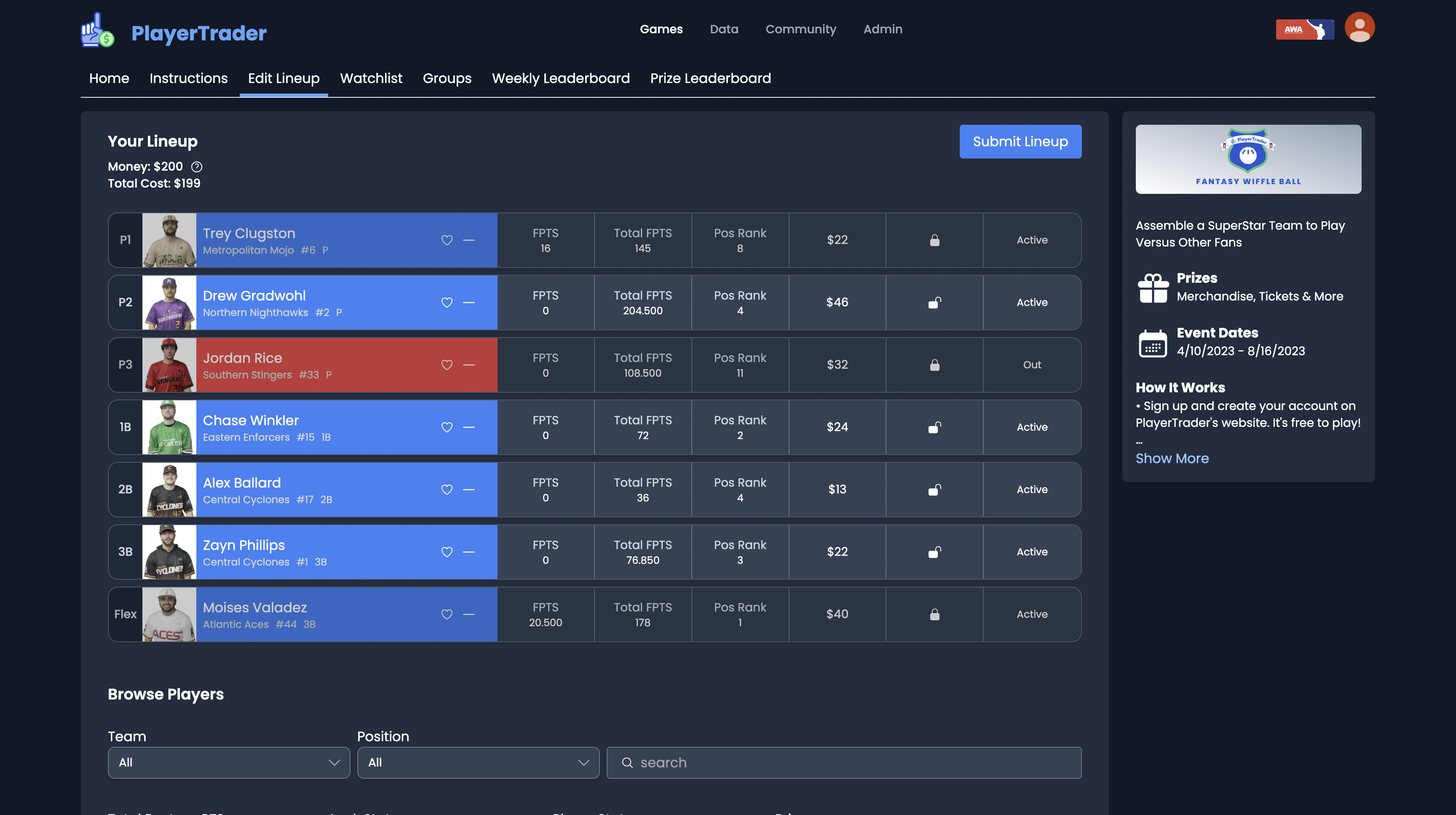 playertrader-chainlink